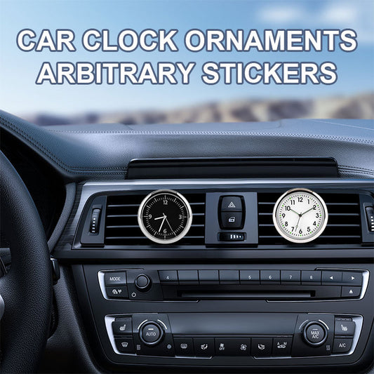 Car Clock Ornaments Arbitrary Stickers