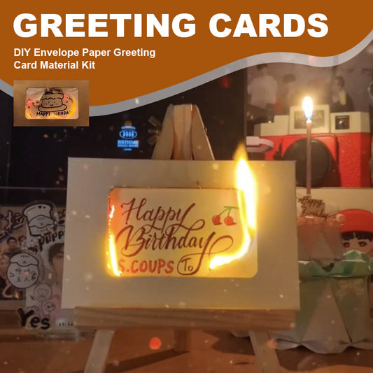 DIY Envelope Paper Greeting Card Material Kit