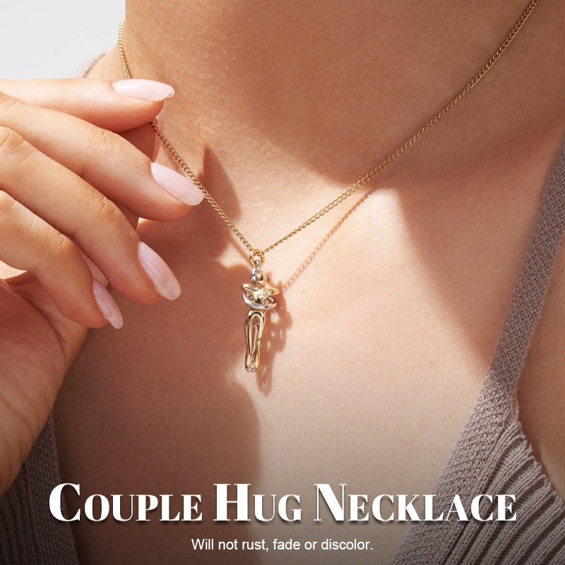 Couple Hug Necklace