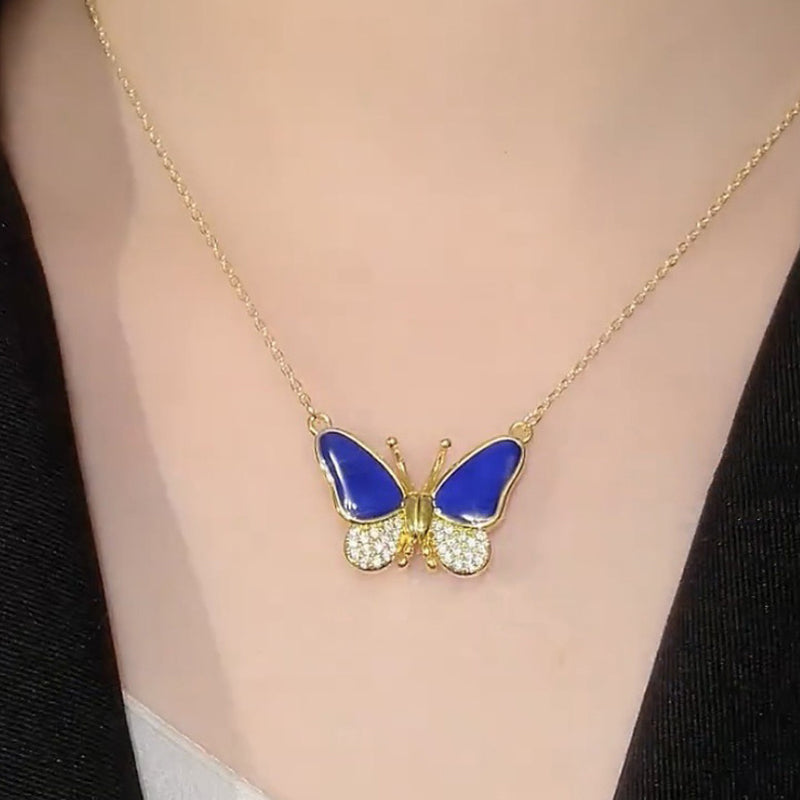 Thermochromic Butterfly Necklace