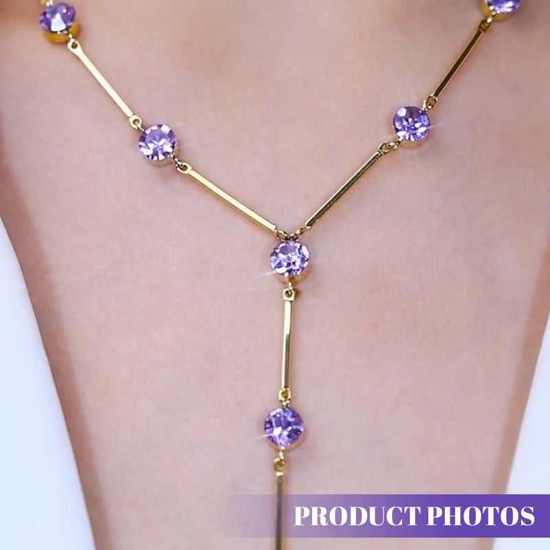 Purple  Necklace