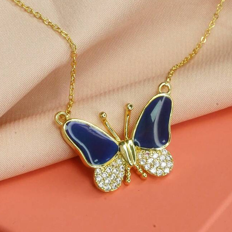 Thermochromic Butterfly Necklace